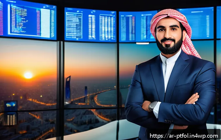 보험 포트폴리오의 위험을 줄이는 방법 - A sophisticated Middle Eastern financial advisor in a modern office setting, analyzing diversified i...