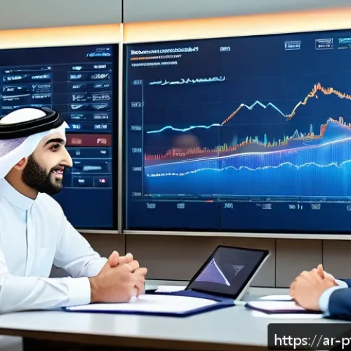 Home 17 보험 포트폴리오의 현금 흐름 관리 전략 - A modern Middle Eastern insurance office setting with diverse professionals in traditional and busin...
